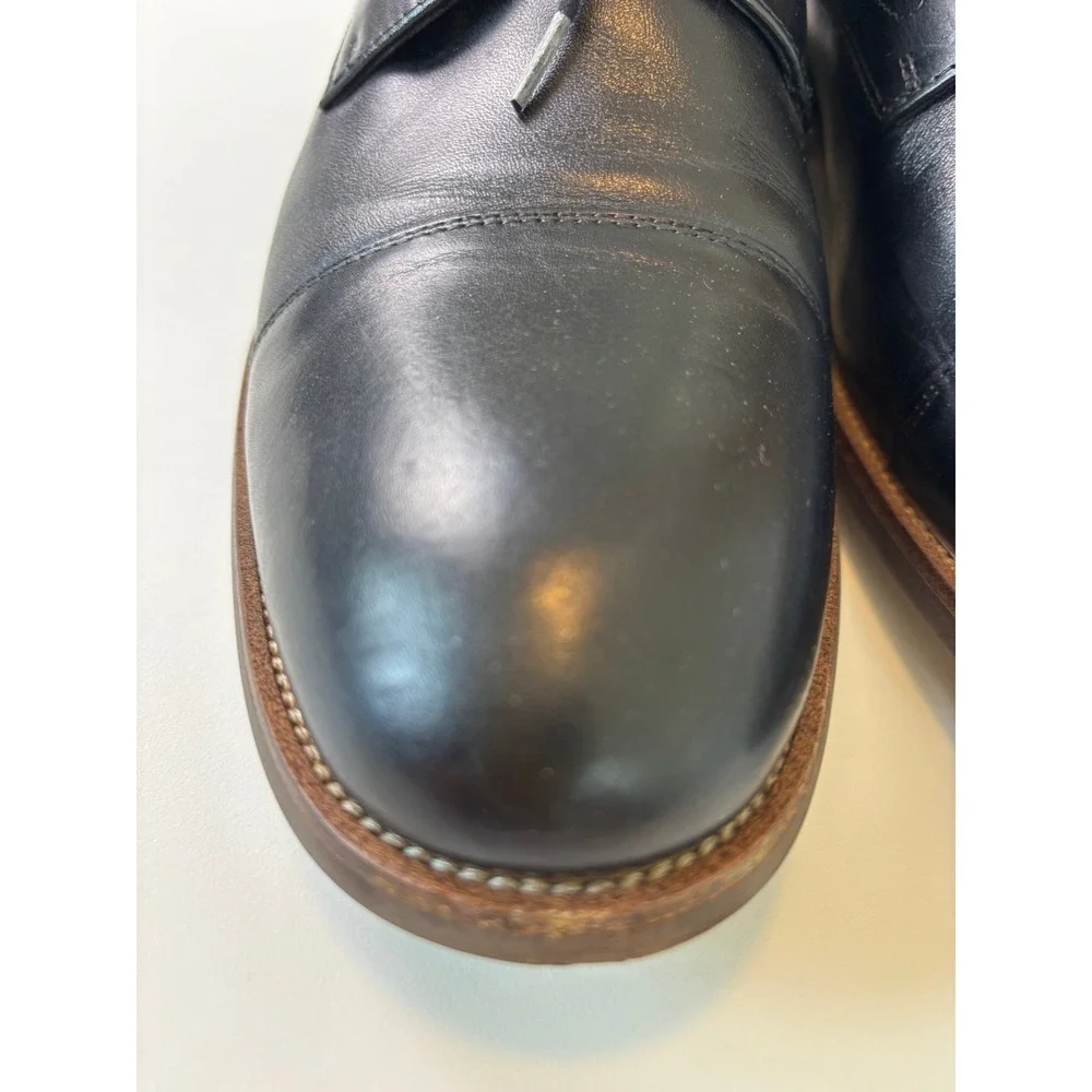 Florsheim Ruvo Cap Ox Black Mens 11 M Leather Cap Toe Oxford Dress Shoes 13384NR